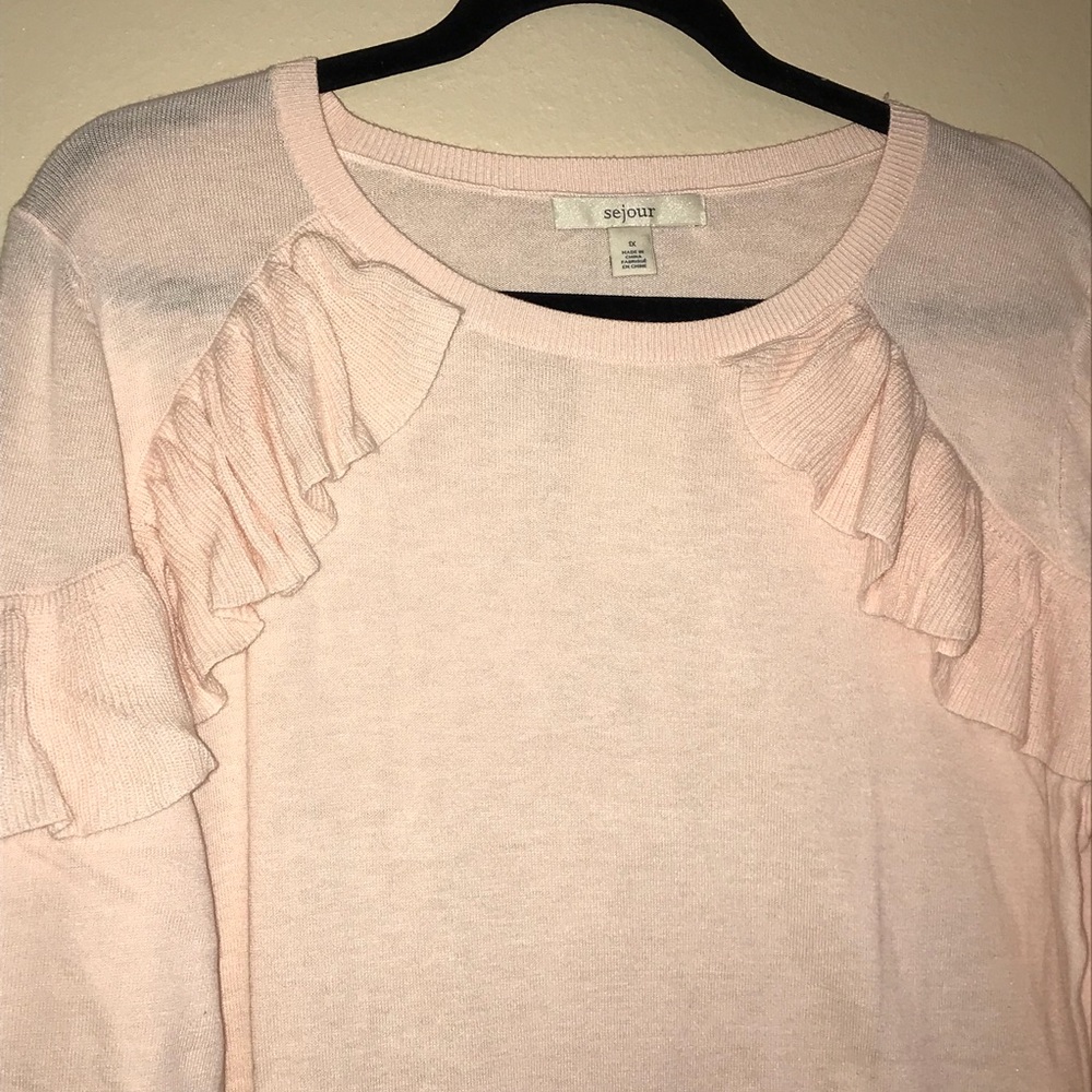 Sejour Ruffle Sleeve Sweater - Picture 4 of 6